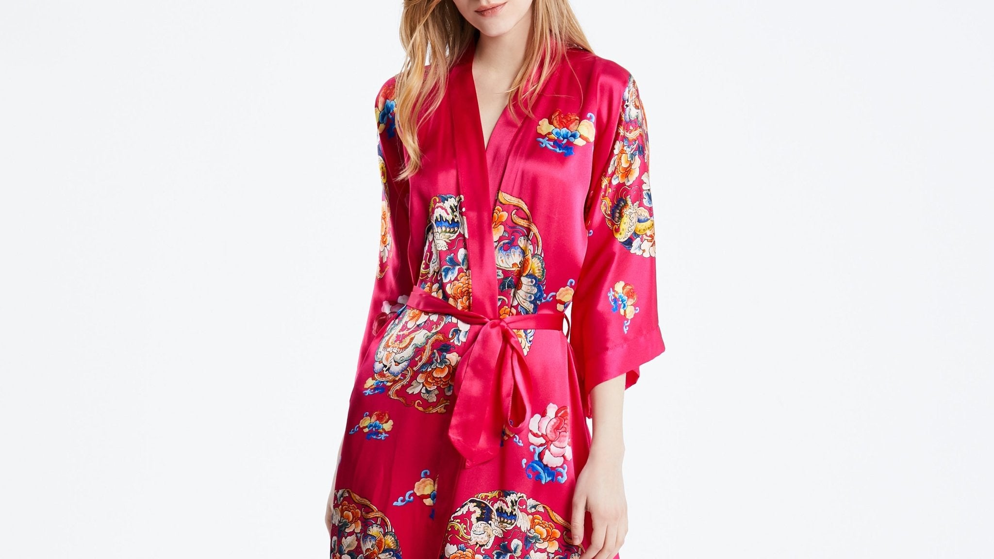 Silk Kimono Nightdress - SusanSilk