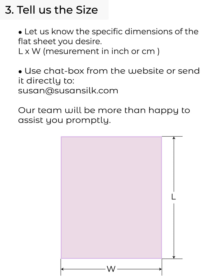 Personalized Flat Sheet (Chat with us)