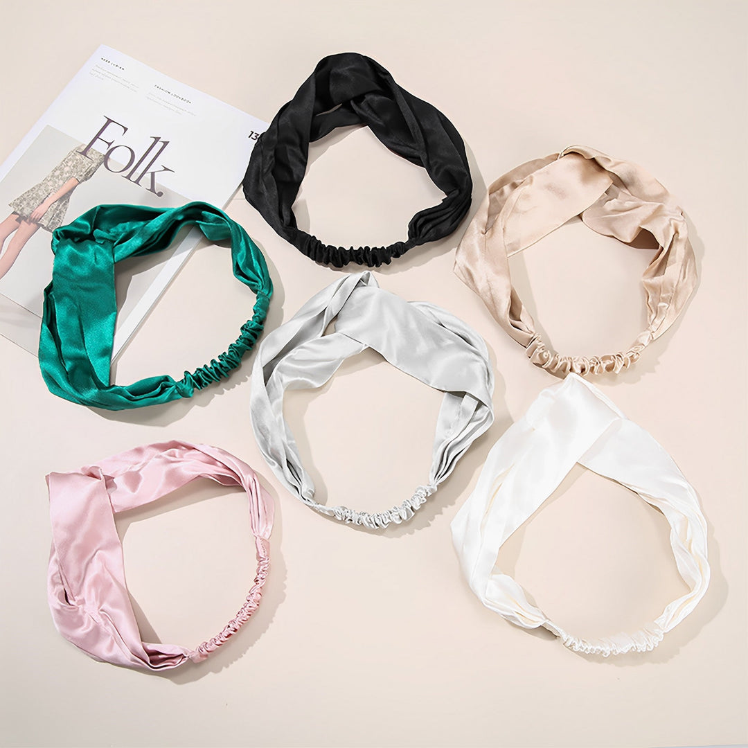 100% Pure Natural Criss Knot Silk Headband - SusanSilk