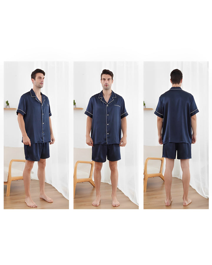 19 Momme Silk Short Pajamas Set - SusanSilk
