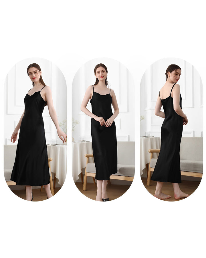 19 Momme Silk Sling Dress For Women - SusanSilk