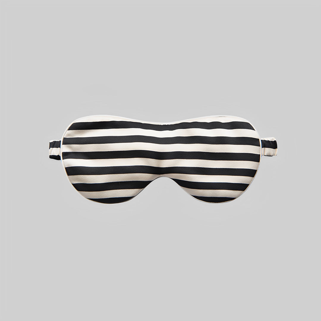 19 Momme Striped Style Mulberry Silk Sleeping Eye Mask - SusanSilk