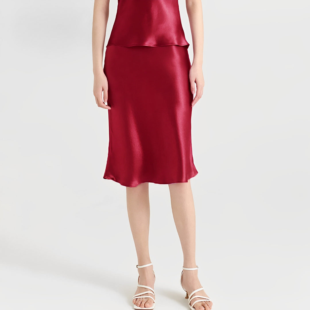22 Momme Luxurious Silk Skirt - SusanSilk