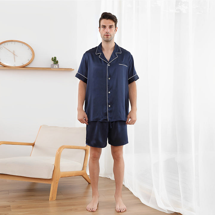 22 Momme Silk Short Pajamas Set - SusanSilk