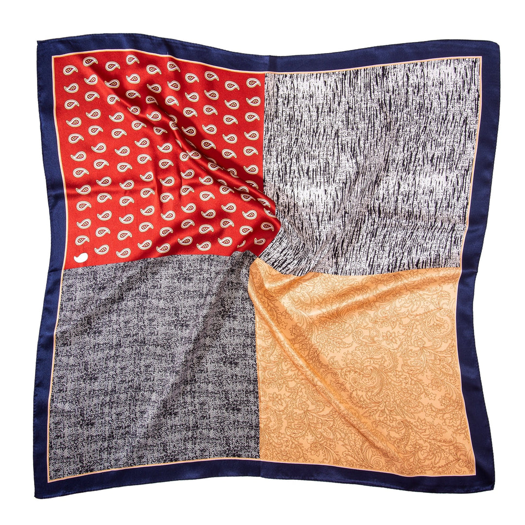 Jigsaw Series Square Silk Scarf - SusanSilk