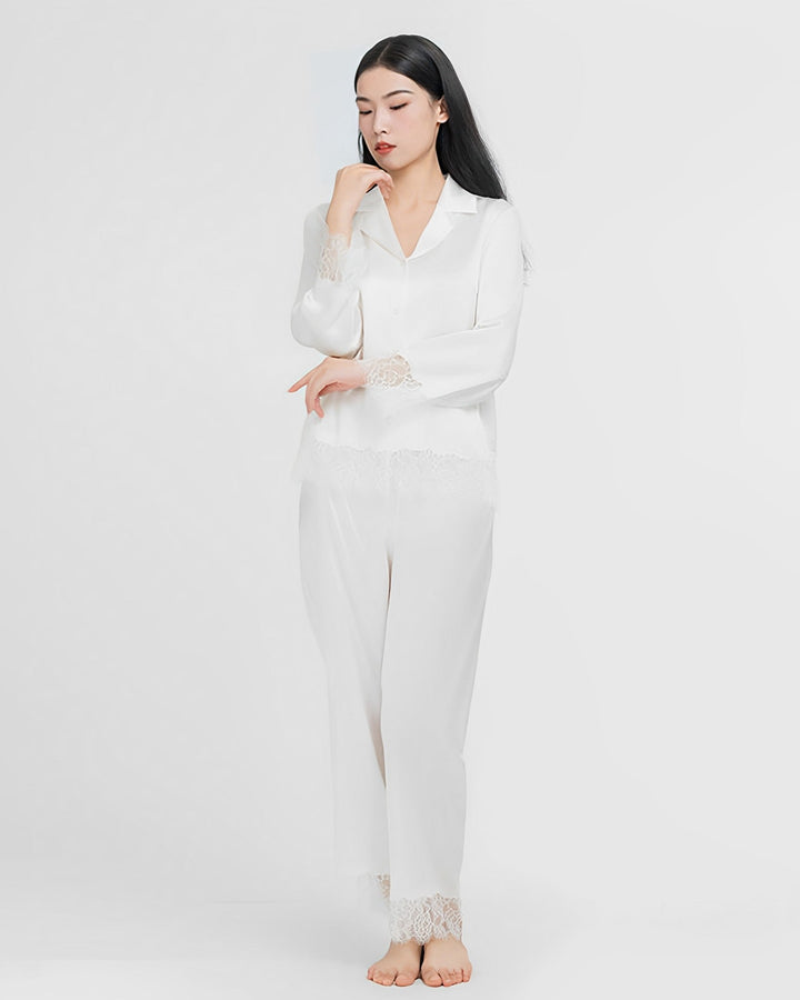 Lace Premium Pajamas Set - SusanSilk